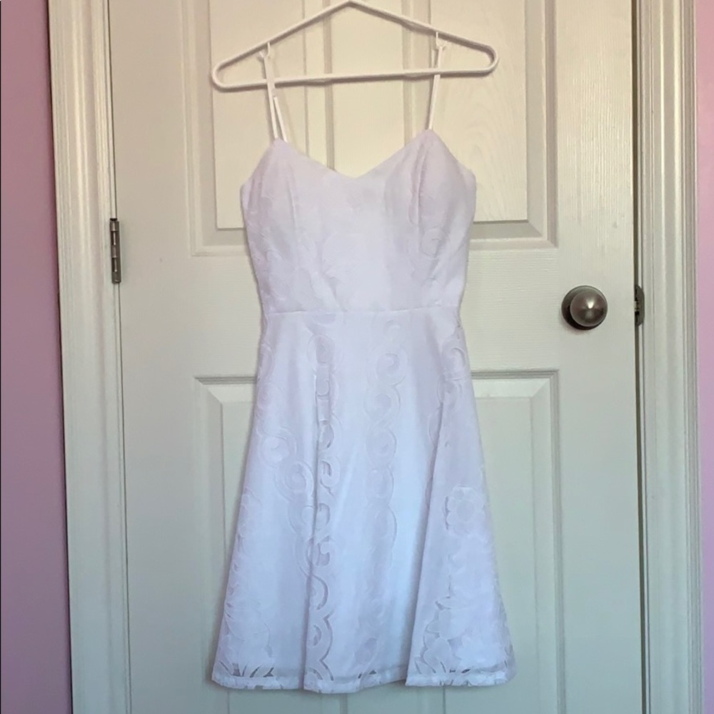 White Cami Lace Dress